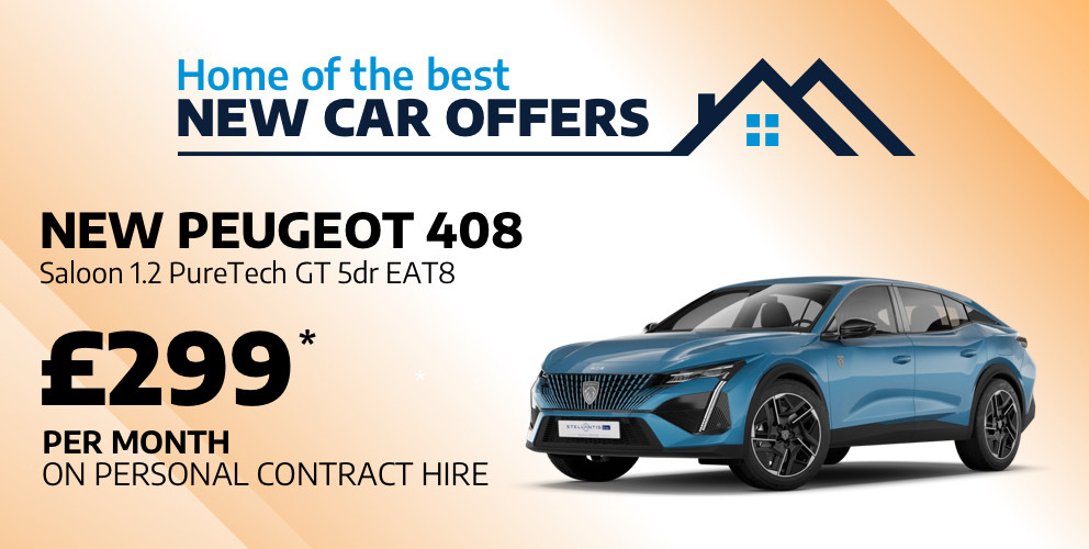 New Peugeot 408 - £299 Per Month