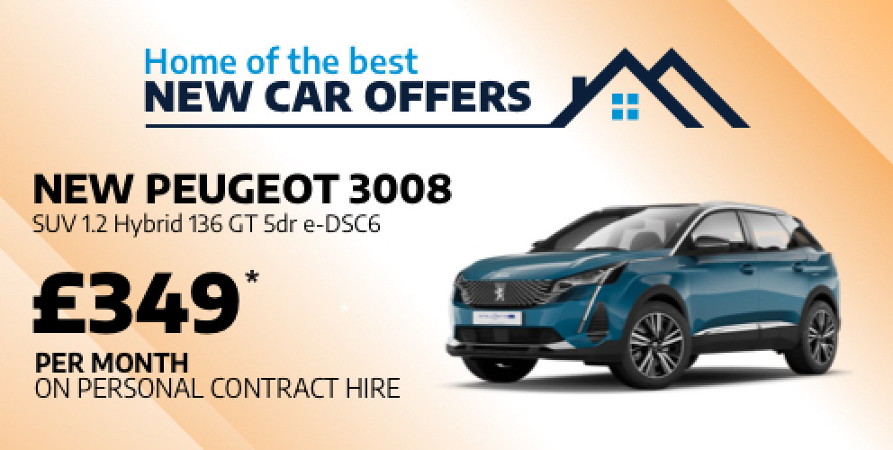 New Peugeot 3008 - £349 Per Month