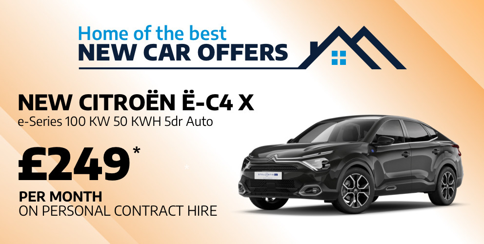 New Citroën ë-C4 X - £249 Per Month