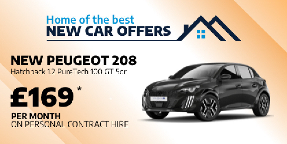 New Peugeot 208 - £169 Per Month