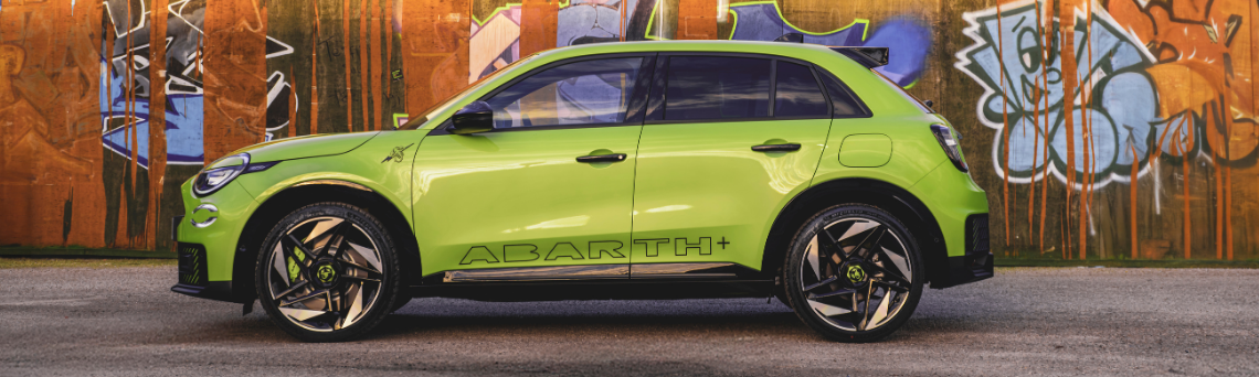 Abarth 600e electrifies performance with new £1500 Government Electric Car Grant